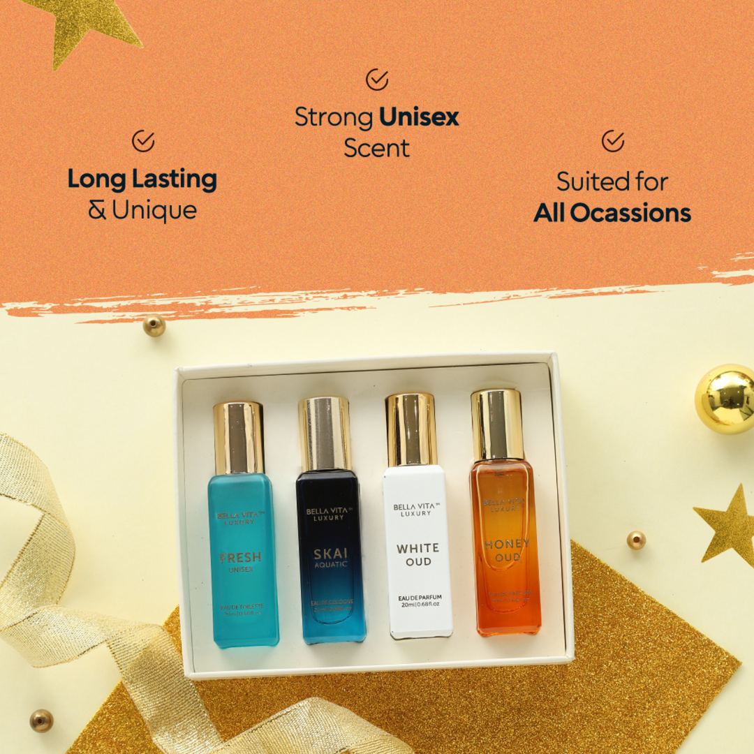 BellaVita Luxury Unisex Eau De Parfum Gift Set For Men & Women BellaVita