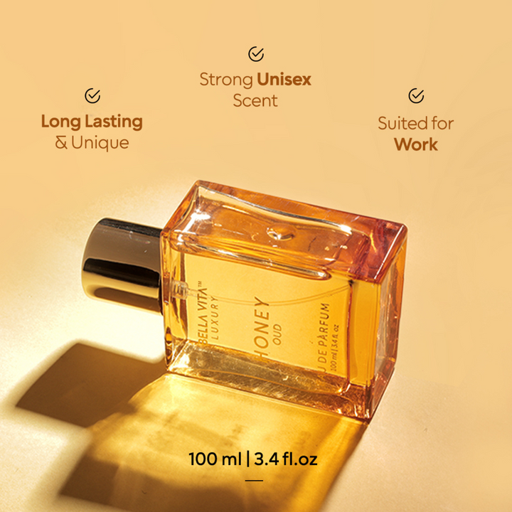 BellaVita Luxury Honey Oud for Unisex Eau de perfume BellaVita