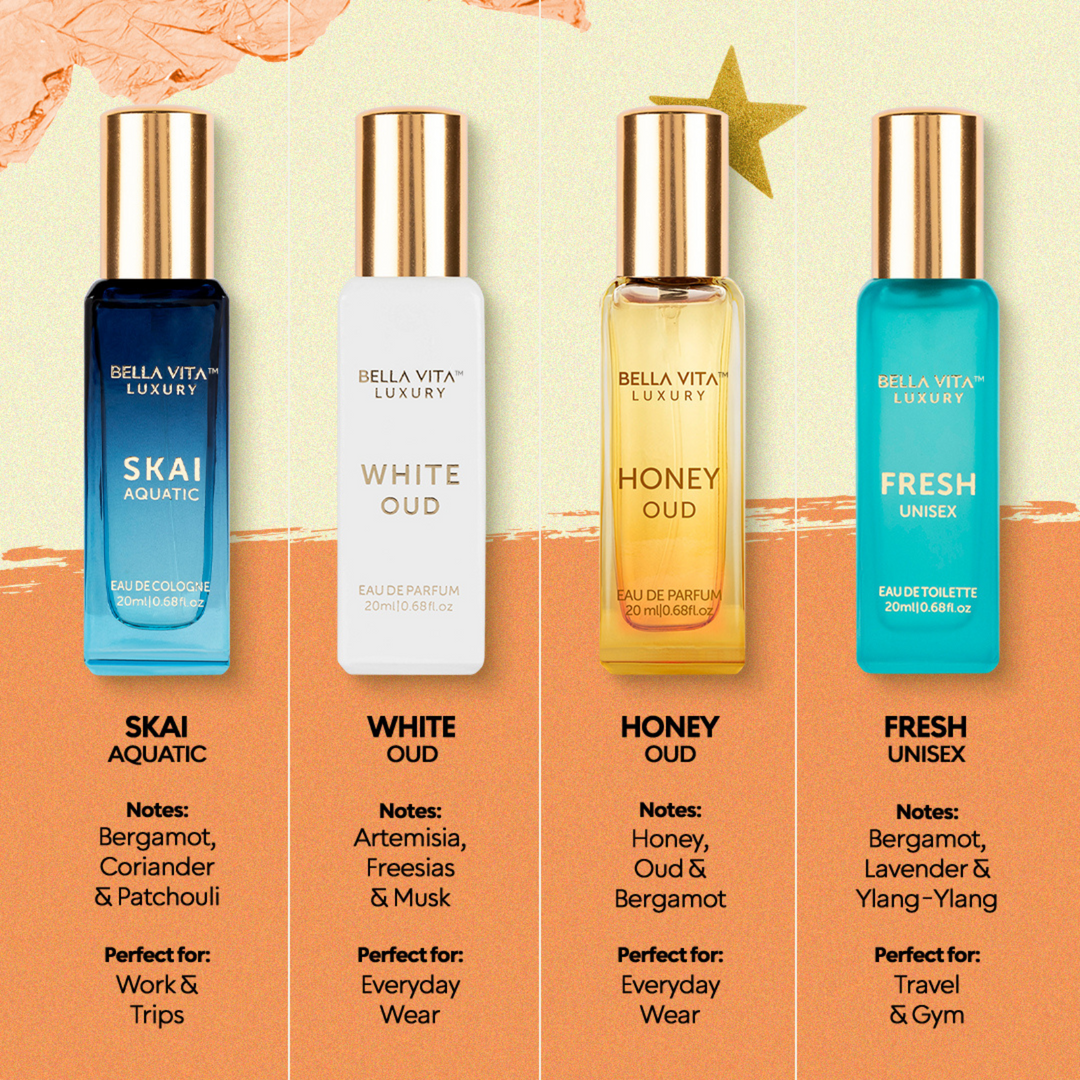 BellaVita Luxury Unisex Eau De Parfum Gift Set For Men & Women BellaVita