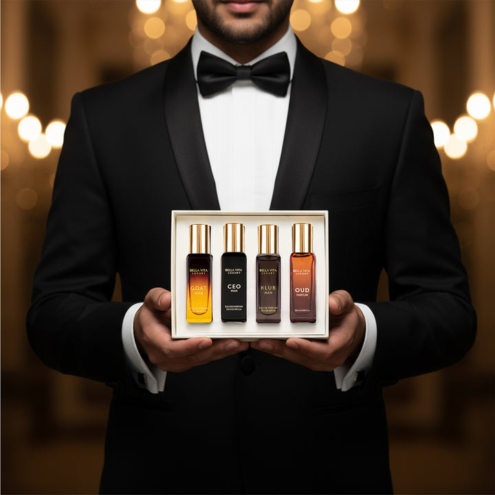 Bellavita Luxury with CEO Man, Klub, Oud, and G.O.A.T. Men Gift Set 4*20ML EDP