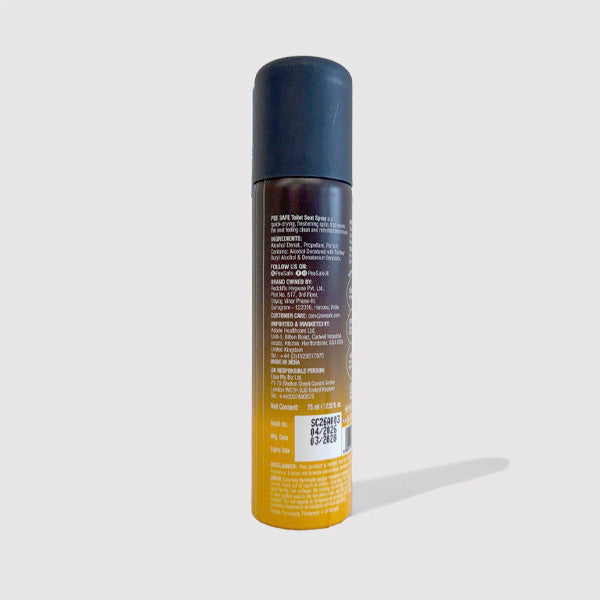 Pee Safe Toilet Seat Spray Citrus 75ml - Pack of 2