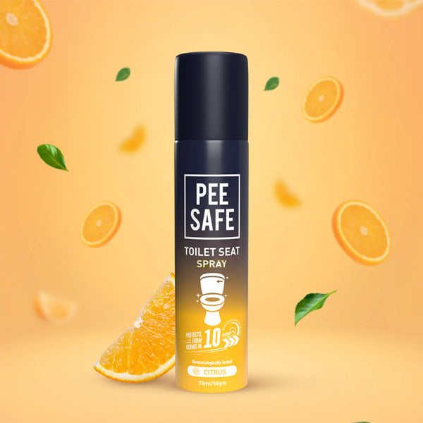 Pee Safe Toilet Seat Spray Citrus 75ml - Pack of 2