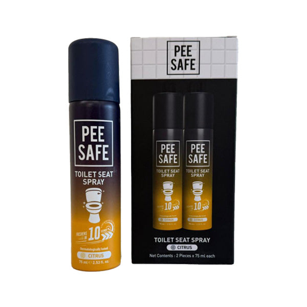 Pee Safe Toilet Seat Spray Citrus 75ml - Pack of 2