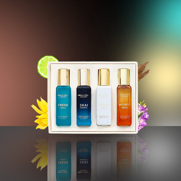 Bellavita Luxury Oud Mini EDP Gift Set Collection 4 * 20ML