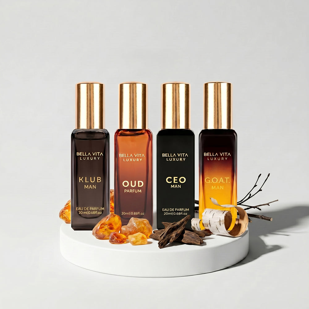 Bellavita Luxury Miniature EDP Gift Set – 4 x 20ml For Men