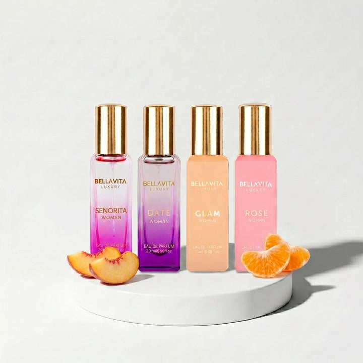 Bellavita Luxury Miniature EDP Gift Set – 4 x 20ml For Women