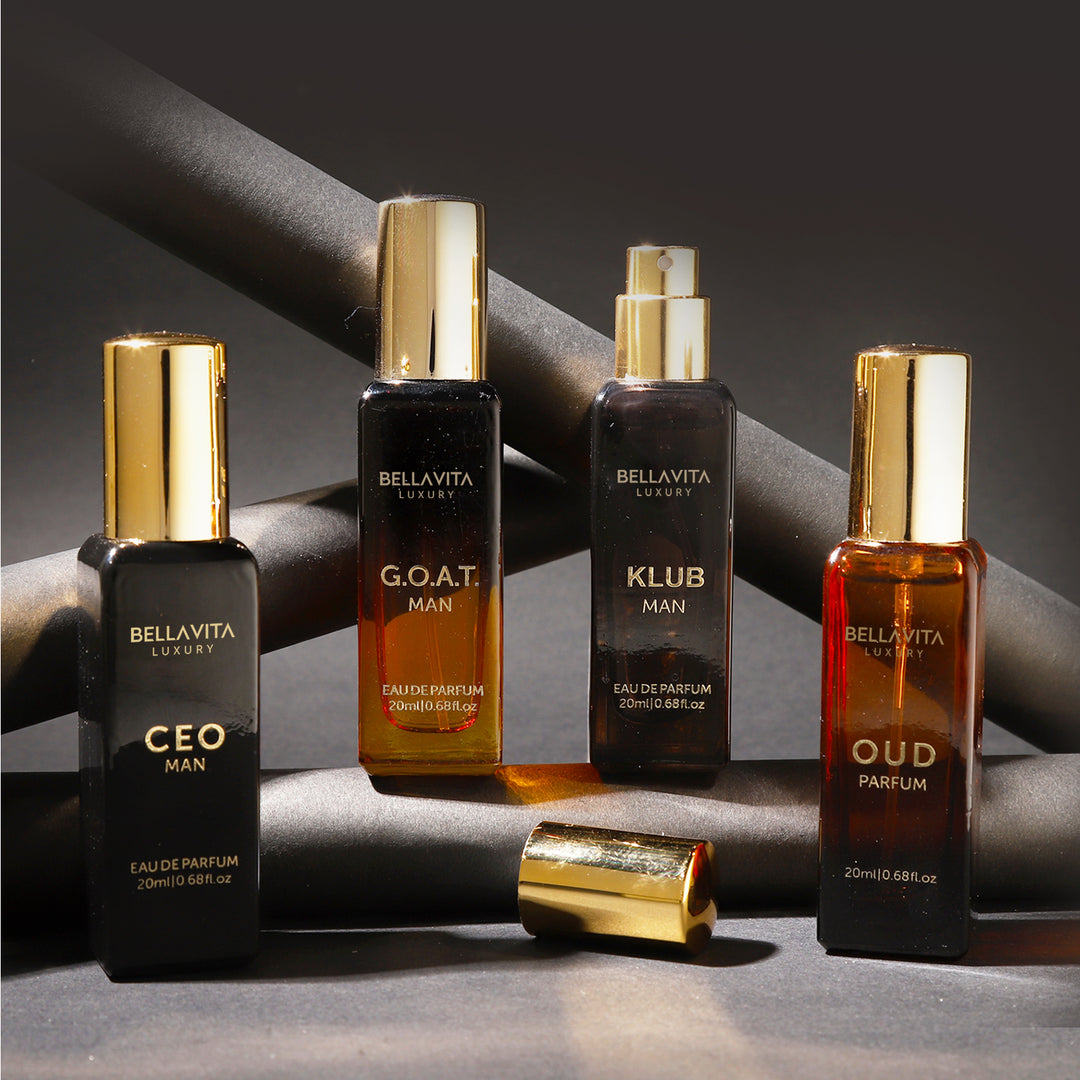 Bellavita Luxury with CEO Man, Klub, Oud, and G.O.A.T. Men Gift Set 4*20ML EDP - Oud & Bloom Store