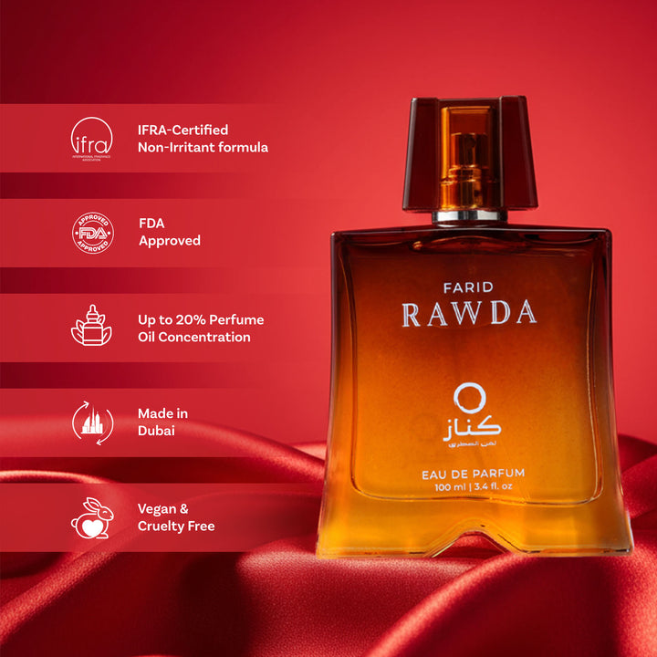 Bellavita Luxury Kenaz Farid Rawda French Oriental EDP 100Ml