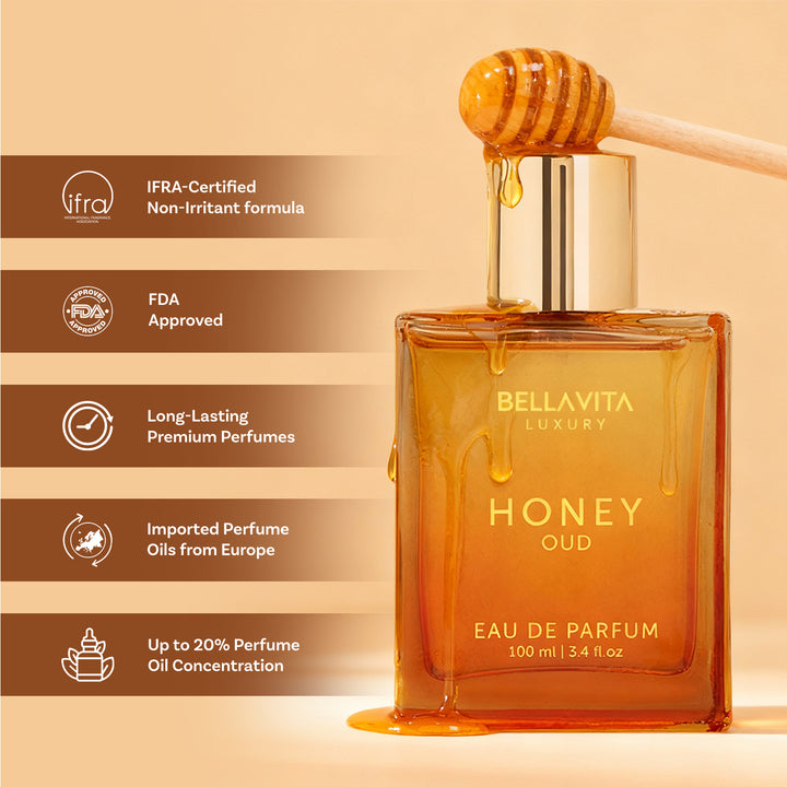 BellaVita Luxury Honey Oud Unisex 100ML EDP