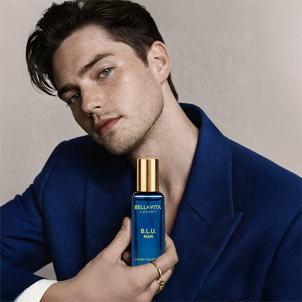 Bellavita Luxury Collection Intense+B.L.U+Ocean+Gold Edp Gift Set 4*20ml for Men