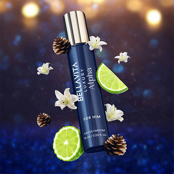 Bellavita Luxury Mood Collection Alpha+Fantasy+Magnetic  EDP Gift Set 3*15ML for Man