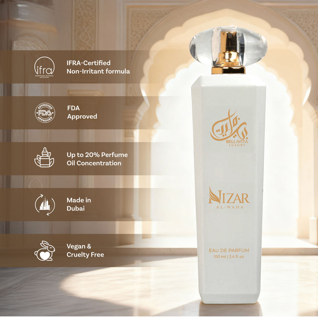 Bellavita Luxury Nizar Al-Waha French Oriental EDP 100Ml