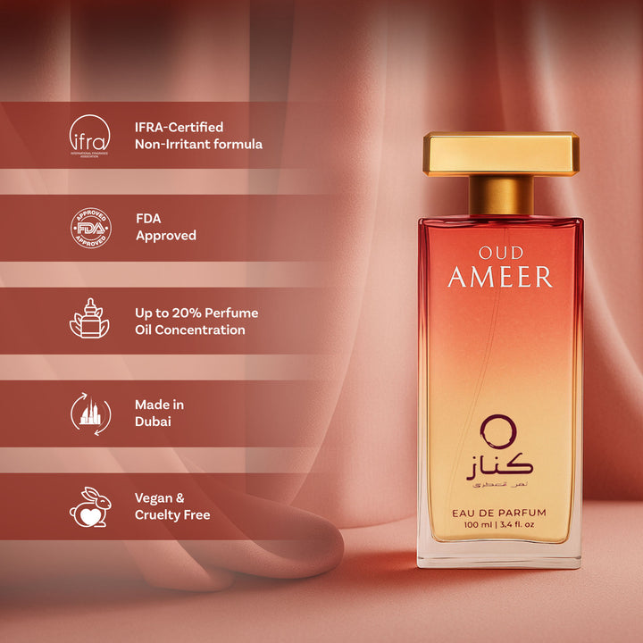 Bellavita Luxury Kenaz Oud Ameer French Oriental EDP 100Ml